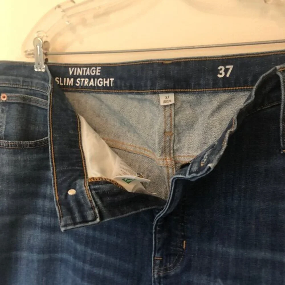 Re-Imagined by J. Crew vintage slim straight jeans sz 37